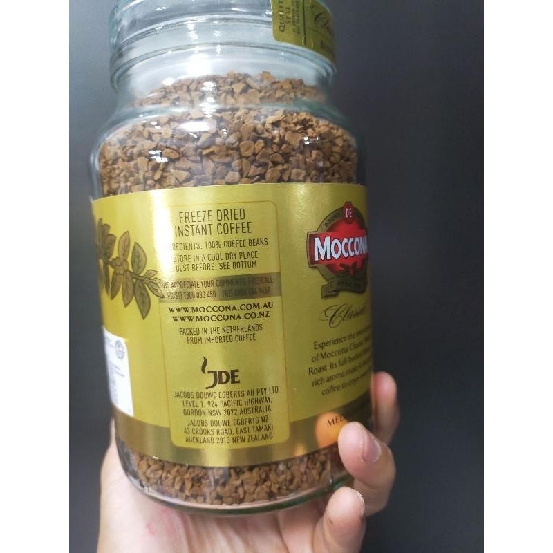 Moccona Classic 5  Medium Roast มอคโคน่าคลาสสิค มีเดียม โรส กาแฟฟรีซดราย 200กรัม