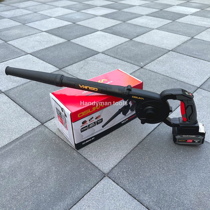 OSUKA เป่าลมไร้สาย Blower เป่าลม ดูดฝุ่น รุ่น OCJB846-M1 แบต 20V มอเตอร์ Brushless เป่าลม-ดูดฝุ่นได้ น้ำหนักเบา