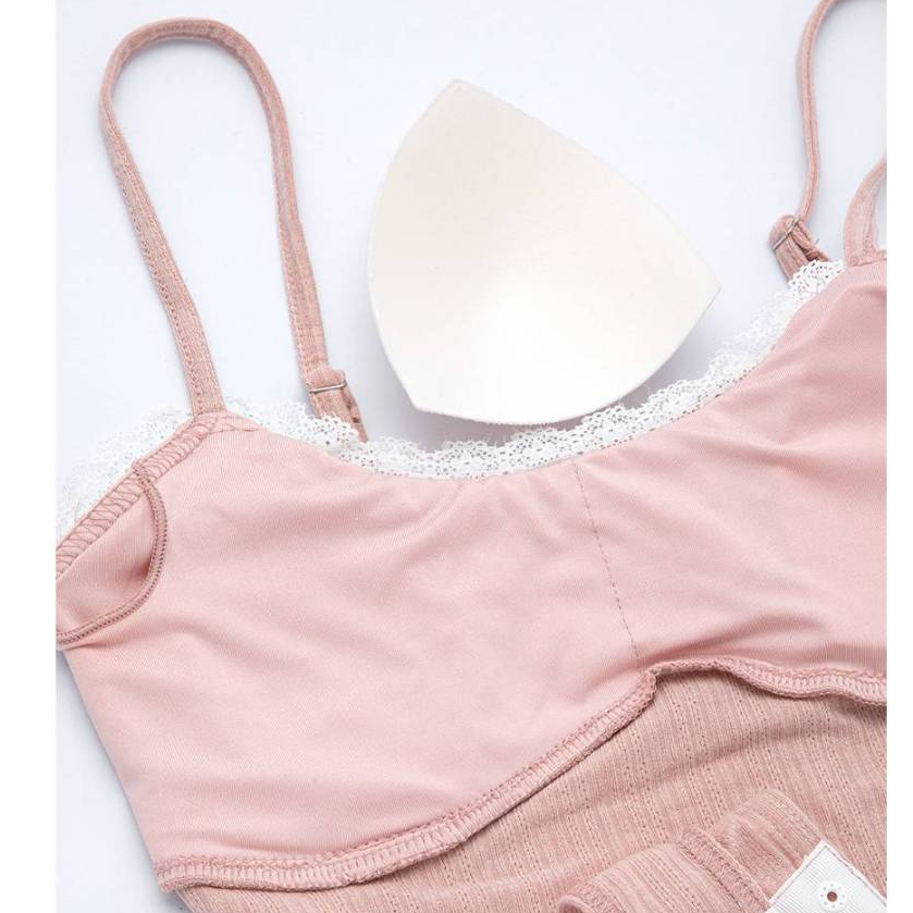 SABINA | FASHION X SABINA บอดี้สูทเสริมบรา รหัส SAL23040 สีชมพูอ่อน ราคา ถูกที่สุด ดีลบีเคเค แกลเลอรีภาพที่ 3