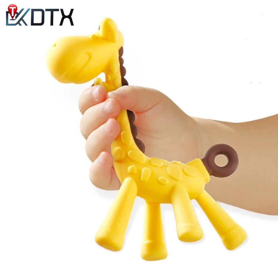 DTX ยางกัดเด็ก ยางกัดรูปยีราฟสำหรับเด็ก น่ารัก สีสันสดใส ไม่มีกล่องนะคะ ของเล่นเด็ก