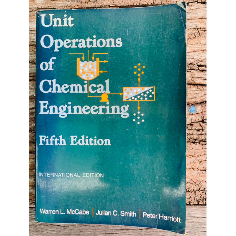 Unit Operations of Chemical Engineering, 5th edition สภาพดีมาก ไร้เขียน