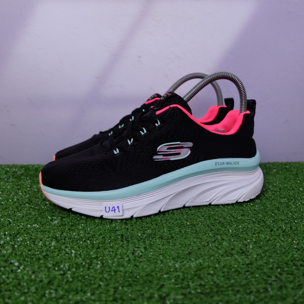 (36.5/23.5 cm) Skechers สเก็ตเชอร์สรองเท้าเพื่อสุขภาพ มือ2ของแท้💯 รองเท้าผ้าใบผู้หญิง