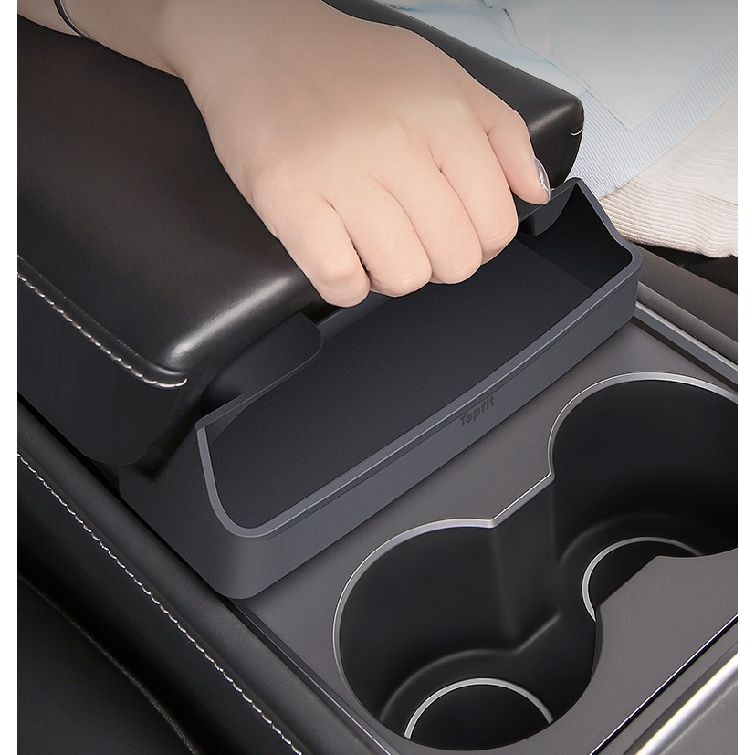 Car Glasses Storage ที่ใส่แว่นตา การ์ด สำหรับ Tesla Model 3/Y (2021-2023) / M3 highland 2024