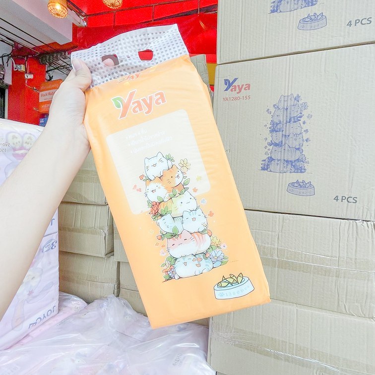 🔥 พร้อมส่ง |  ทิชชู่แบบดึง หิ้วส้ม (คละลาย)//BNG