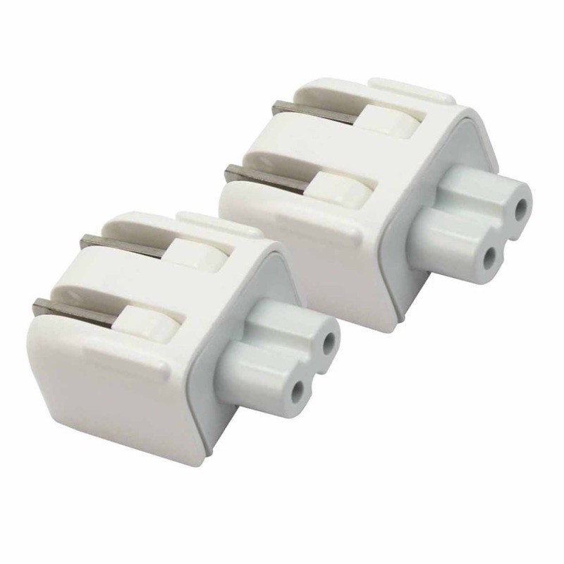 อะแดปเตอร์ปลั๊กสําหรับ หัวปลั๊กอะแดปเตอร์แมคบุ๊ค หัวต่อ Adapter ขาแบน Duck Head plug