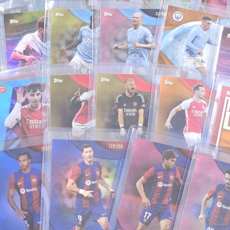 การ์ด ใบรัน จากกล่อง Topps​ Team​ Set​
