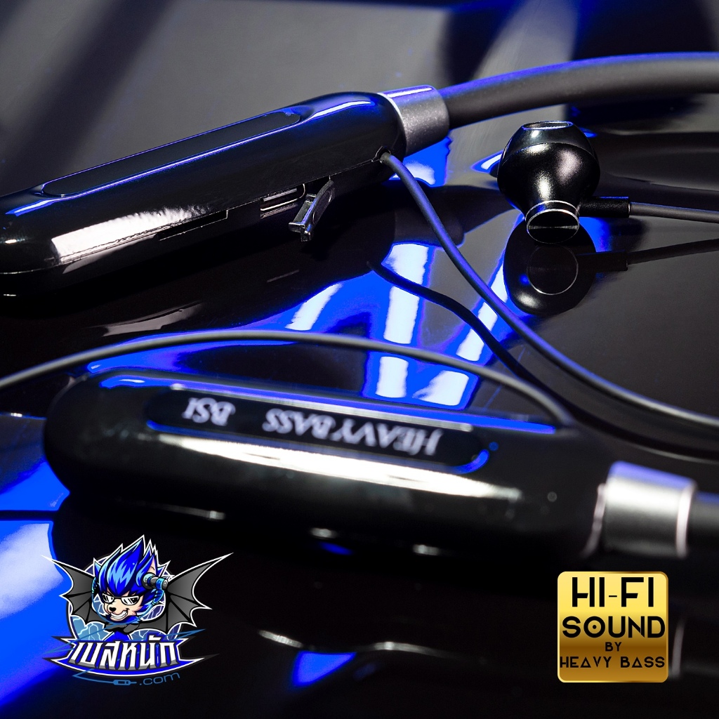 หูฟังมะยม Bluetooth HEAVY BASS BS1 Sport Bluetooth 5.3 มหาเทพเบสจัดจ้าน!!