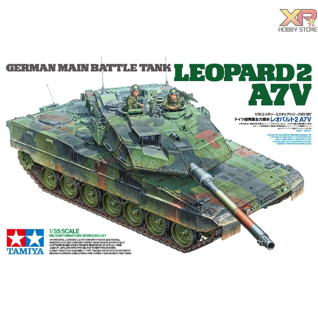 [Tamiya] 1/35 German Main Battle Tank Leopard 2 A7V (TA 35387)