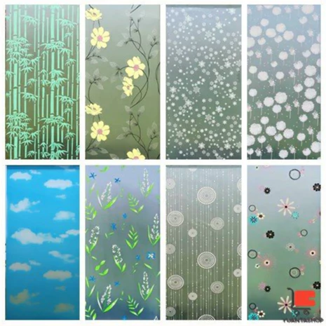 สติ๊กเกอร์ฝ้า สติกเกอร์ติดกระจก สูญญากาศ ในบ้าน ฟิล์มกระจก กันแดด window film