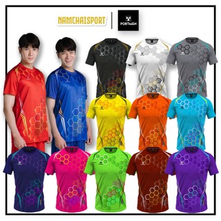 [PIM-02] เสื้อกีฬาพิมพ์ลาย PORTMAN ลวดลายไม่ซ้ำใคร เนื้อผ้าใส่สบายระบายอากาศดี