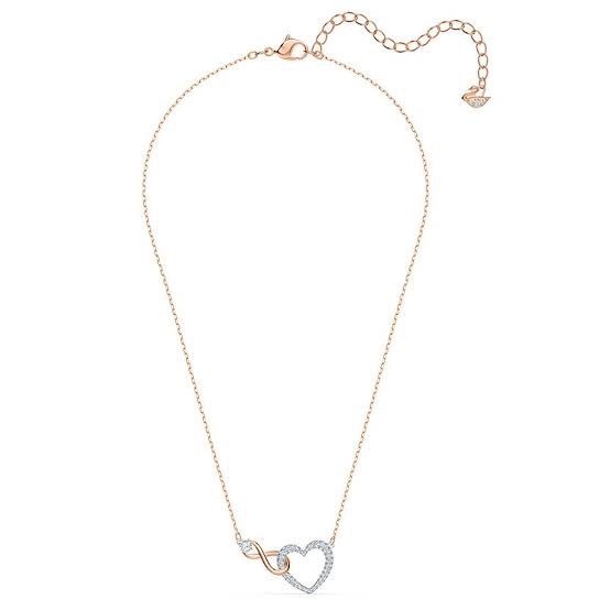 สร้อยคอจี้รูปหัวใจ Infinity Heart สร้อยคอพร้อมจี้ผู้หญิง ของขวัญสำหรับคนพิเศษ พร้อมส่ง ราคา ถูกที่สุด ดีลบีเคเค แกลเลอรีภาพที่ 4