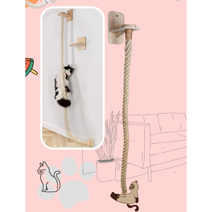 ของเล่นเชือกข่วนติดผนัง **สินค้าพร้อมส่ง**