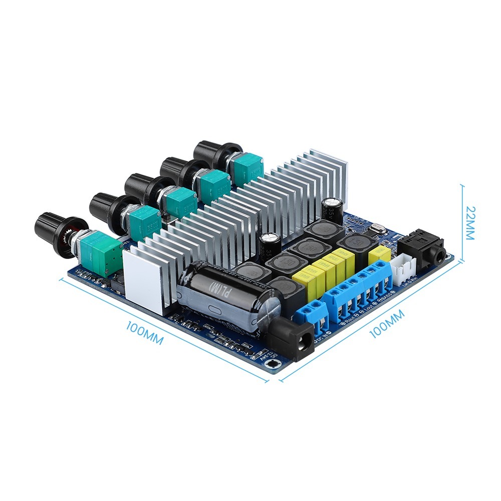 AIYIMA TPA3116 2*50W+100W Subwoofer Amplifier Board Amplificador 2.1 Channel High Power Bluetooth 5.0 Audio Amplifiers