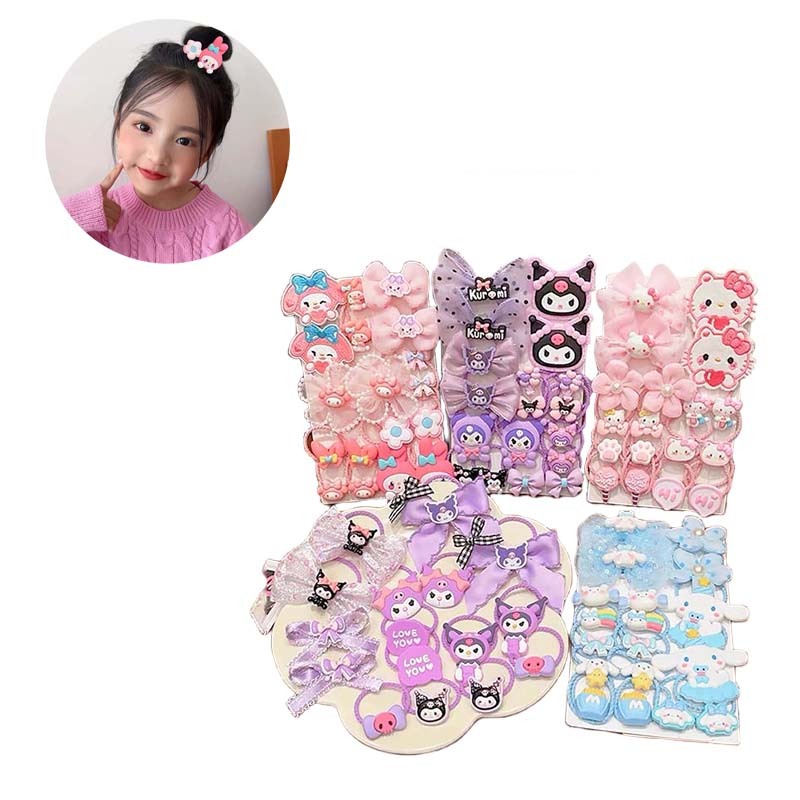 【พร้อมส่ง】ยางรัดผมน่ารัก สไตล์เกาหลี สําหรับเด็ก