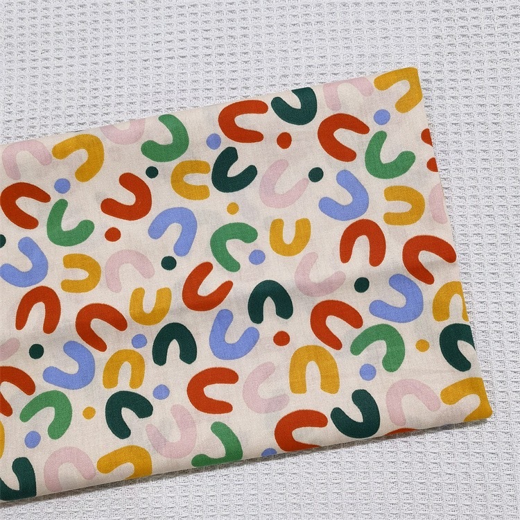 ผ้าคอตตอน 100% คอตตอนทอทวิล ผ้าหน้ากว้าง 1.6 เมตร ลาย U หลากสี