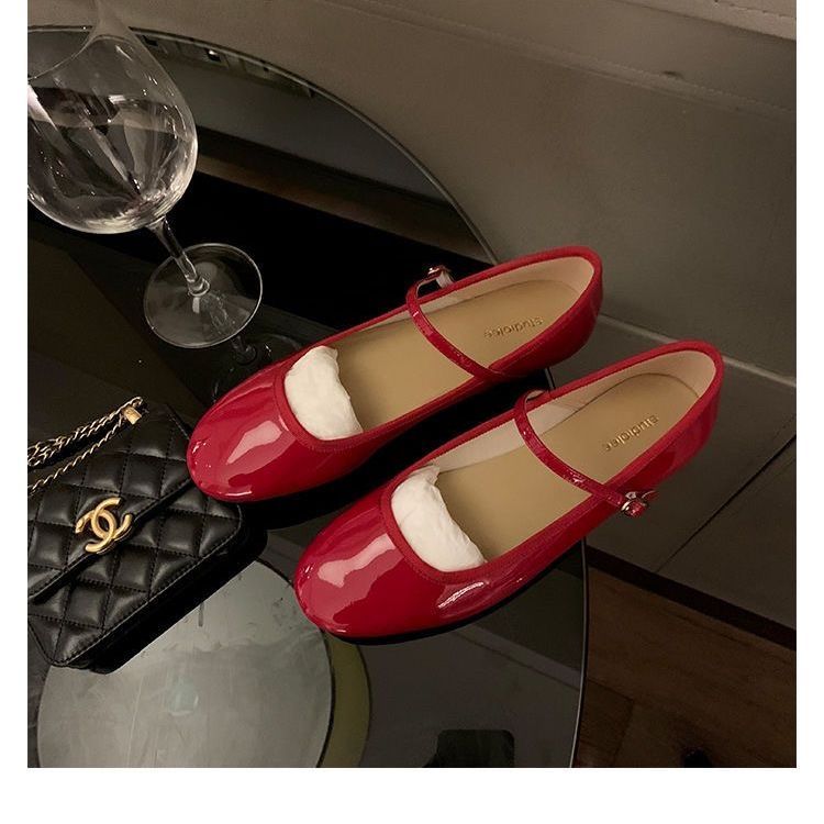New รองเท้าแมรี่เจน รองเท้าแตะผู้หญิง อ่อนนุ่ม สะดวกสบาย ก้นนุ่ม หลายสี Size36-41 (5 สี)