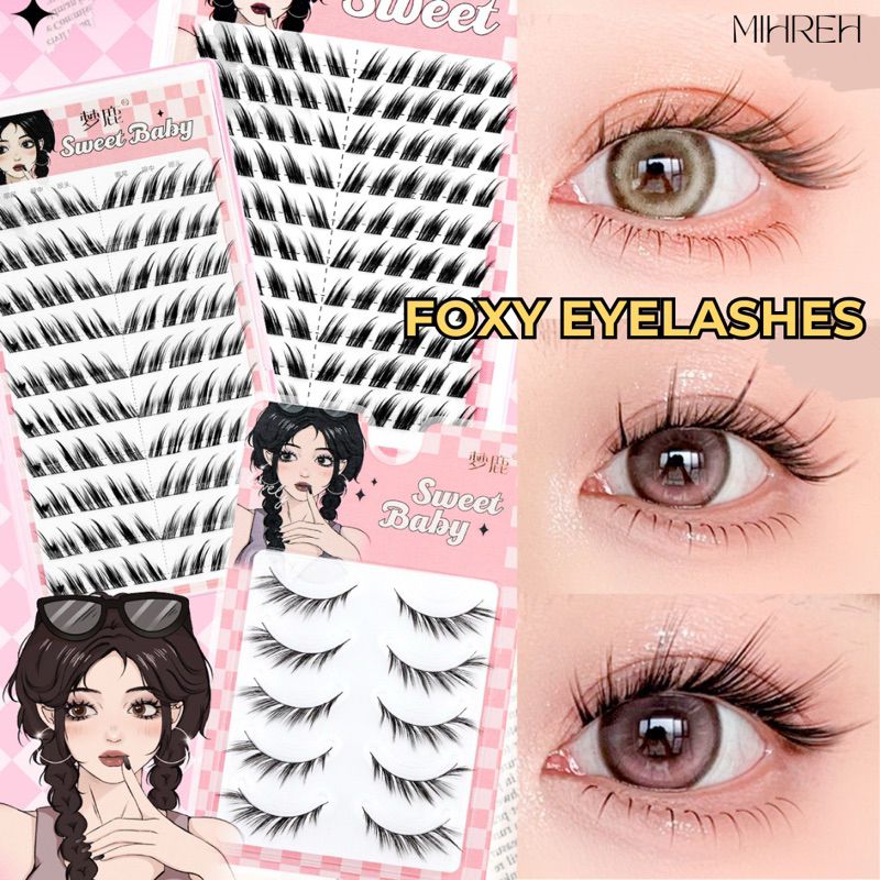 (พร้อมส่ง) Foxy Eyelashes ขนตาปลอม เพิ่มความเฉี่ยวให้ดวงตา