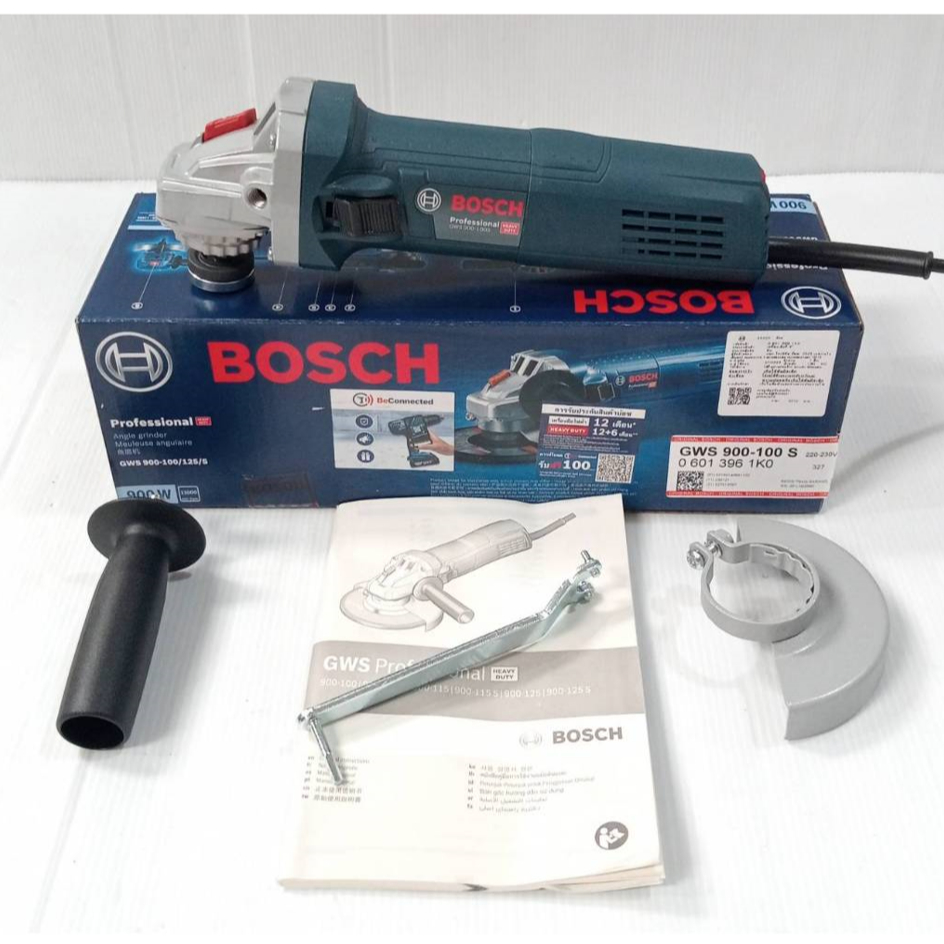 BOSCH🔥หินเจียร4" 🔥รุ่นใหม่🔥GWS900-100S / 06013961K0 ( ปรับรอบได้6ระดับ ) ประกันศูนย์ 1 ปี ของแท้100%