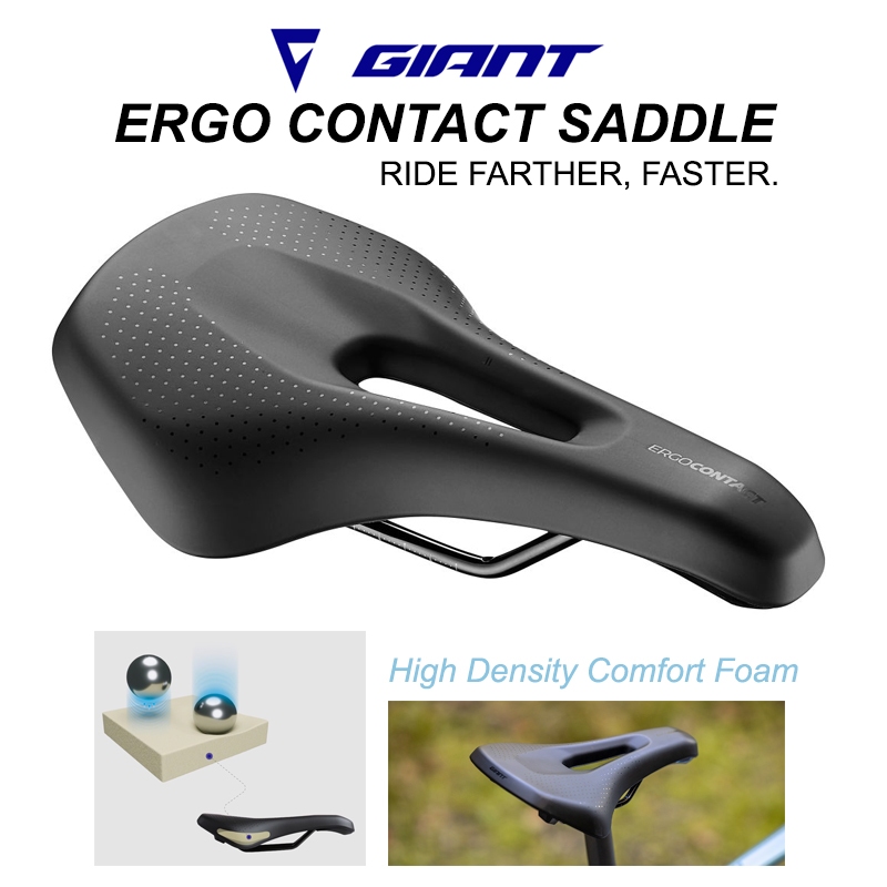 Giant / LIV Ergo Contact Saddle เบาะอานจักรยาน ออกแบบให้นั่งสบาย ไม่ว่าจะเป็นสายปั่นเร็ว สายเดินทางไกล ตัวนี้น่าใช้