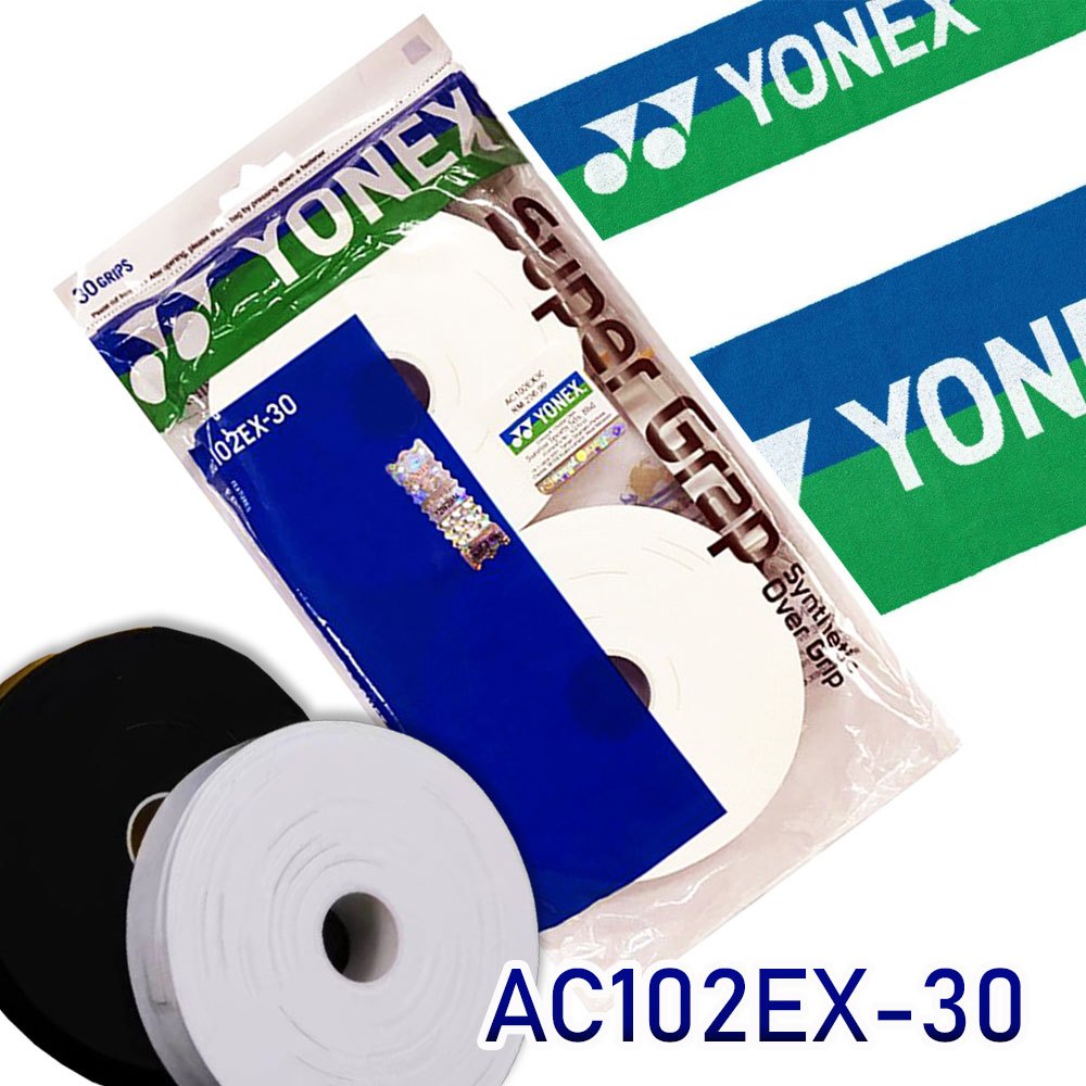 (ของแท้100%) พันด้าม ไม้แบด Yonex รุ่น AC102EX-30 SUPER GRAP (30 WRAPS)
