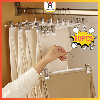 🔥[ราคาสุดคุ้ม  ถูกที่สุด]🔥 ไม้แขวนเสื้อหนีบ หนีบกางเกงกระโปร…