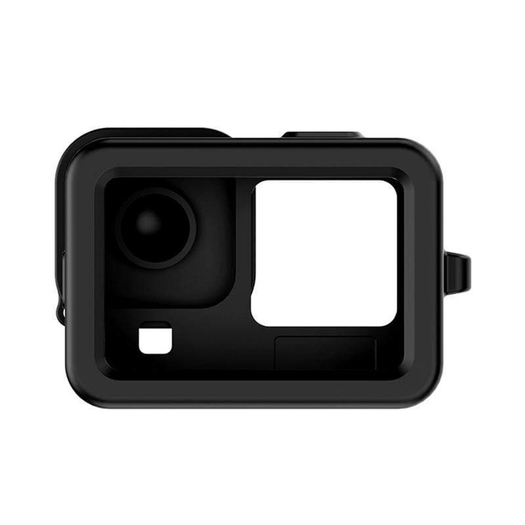 เคส GoPro Hero 9 - 12 ซิลิโคน Silicone Case + Lens Cap สีดำ XTGP562-1