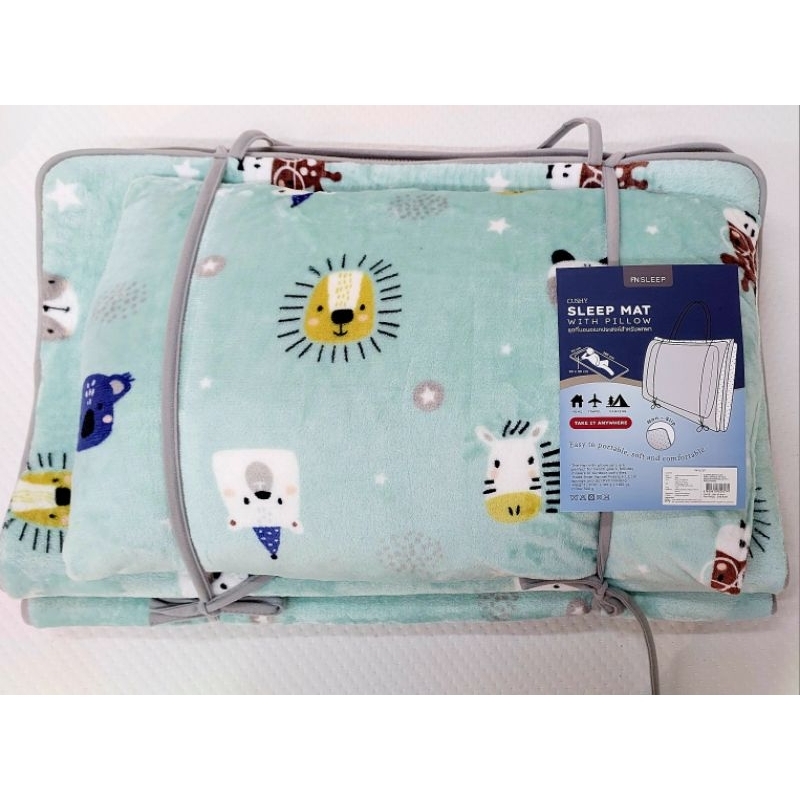 FN SLEEP MAT WITH PILLOW ที่นอนปิกนิกสามารถพับเก็บได้ เหมาะสำหรับนอนและพักผ่อน น้ำหนักเบา