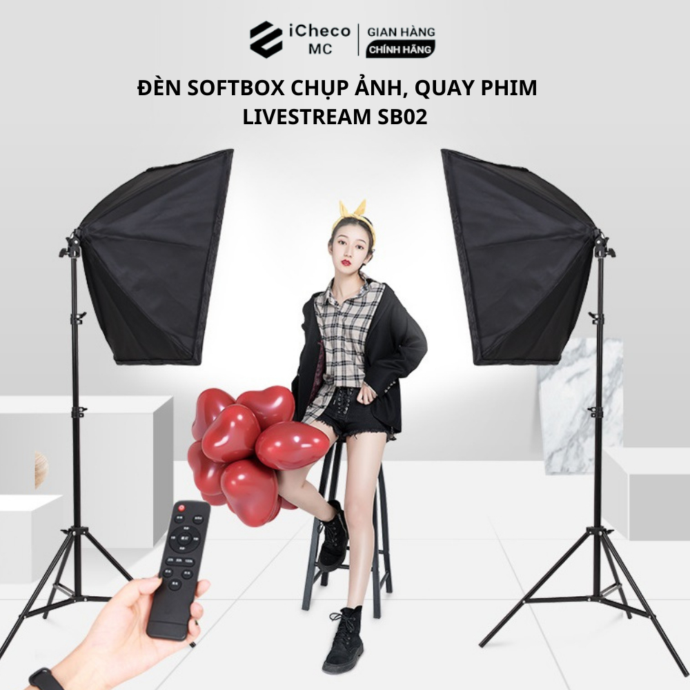 50*70cm 300w ไฟสตูดิโอ สตูดิโอถ่ายภาพ ไฟถ่ายสินค้า E27 LED Light Softbox ไฟถ่ายรูป ไฟไลฟ์สด ไฟต่อเนื่อง ฉากถ่ายรูป ไฟ