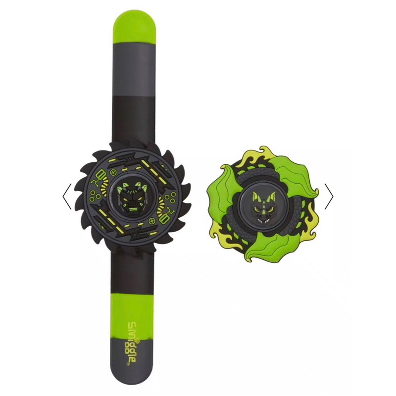สายคาดข้อมือ Fidget Fun หน้าปัด 2in1 หมุนได้ Smiggle Spinning Top Slapband - รูปที่ 6