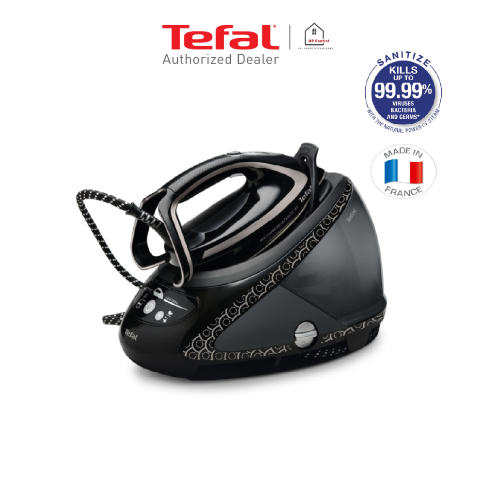 ฟรีโต๊ะรองรีด!! TEFAL เตารีดแยกหม้อต้ม รุ่น GV9612 กำลังไฟสูงสุด 2830 วัตต์ แรงดันไอน้ำ 8 บาร์