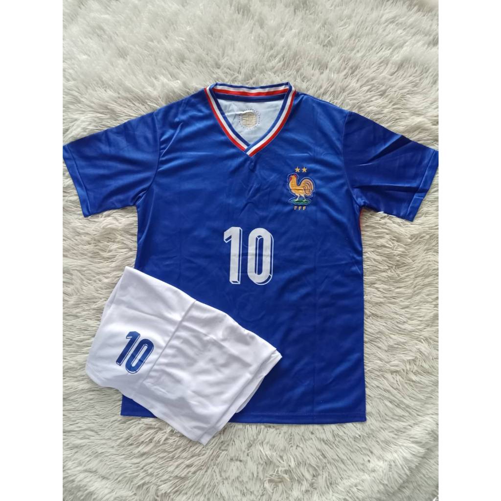 ชุดกีฬาผู้ใหญ่ ทีมฝรั่งเศสFrance เสื้อกรีนเบอร์10ชื่อเอ็มบัปเป้ เสื้อ+กางเกงปี2024-2025ใหม่ล่าสุด ป้ายงานปัก
