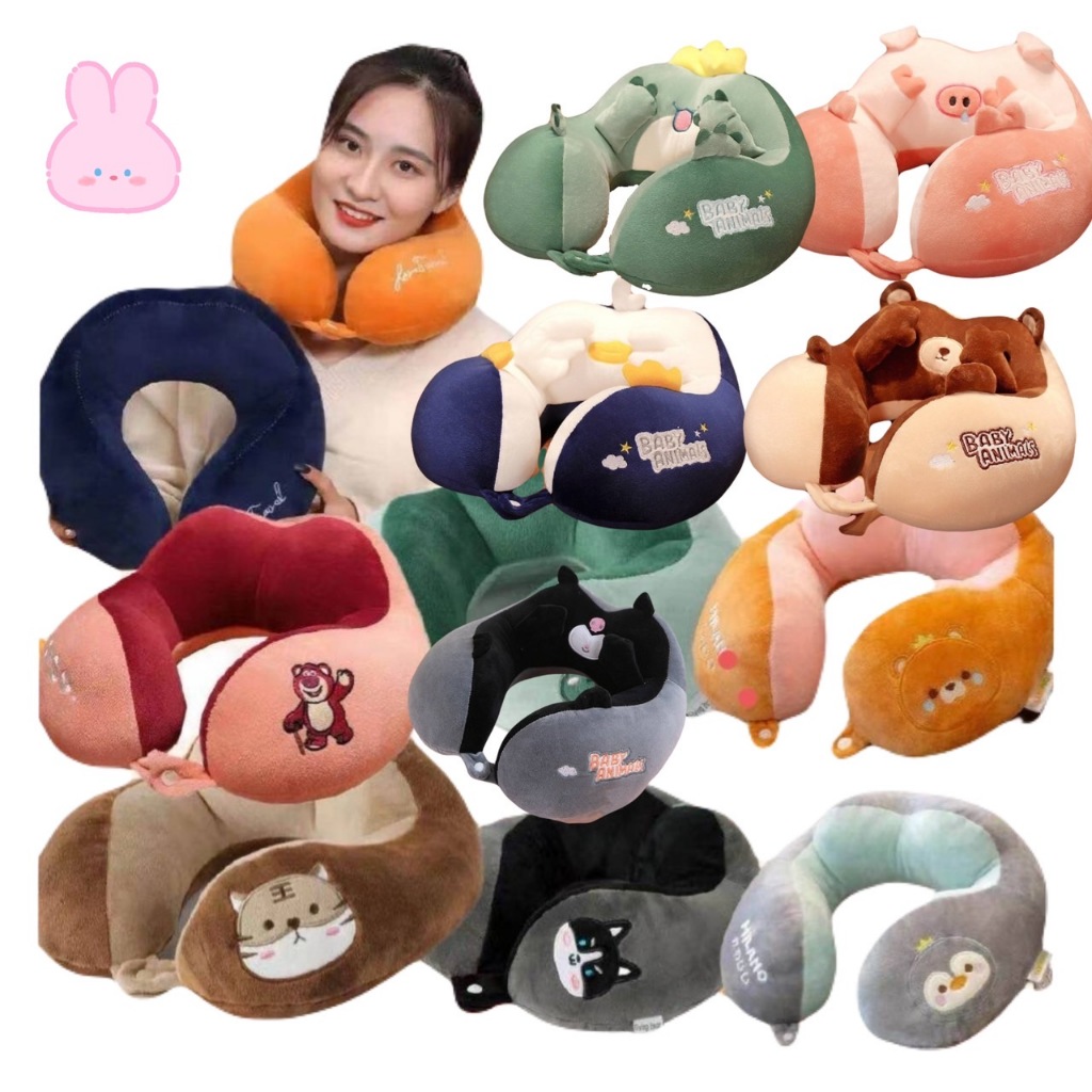 หมอนรองคอ ทรงใหญ่ สูง หนา นุ่ม ใช้เพื่อลดอาการปวดต้นคอ นุ่ม สบาย