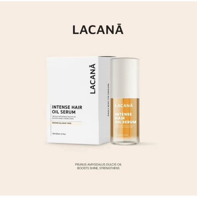 LACANA HAIR OIL ออยล์ เซ่รั่มบำรุงผม สูตรเข้มข้น (ขนาด30ml)