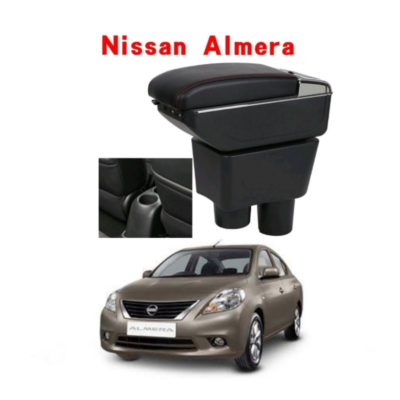 ที่พักแขน nissan almera อัลเมร่า อัลมีร่า ประกอบแล้ว สวมได้เลย