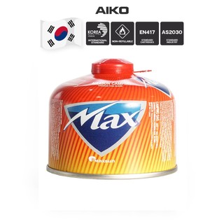 MAXSUN MAX-230 แก๊สซาลาเปา แก๊สเกาหลี รับรองมาตรฐาน EN417 Screw Type แก๊สกระป๋อง นำเข้าจากเกาหลี