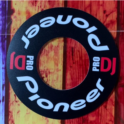Skin jog สีดำด้าน ลาย pioneer dj Size L แผ่นกันรอย ddj1000 ,ddj1000srt cdj800 cdj 850 FLX6