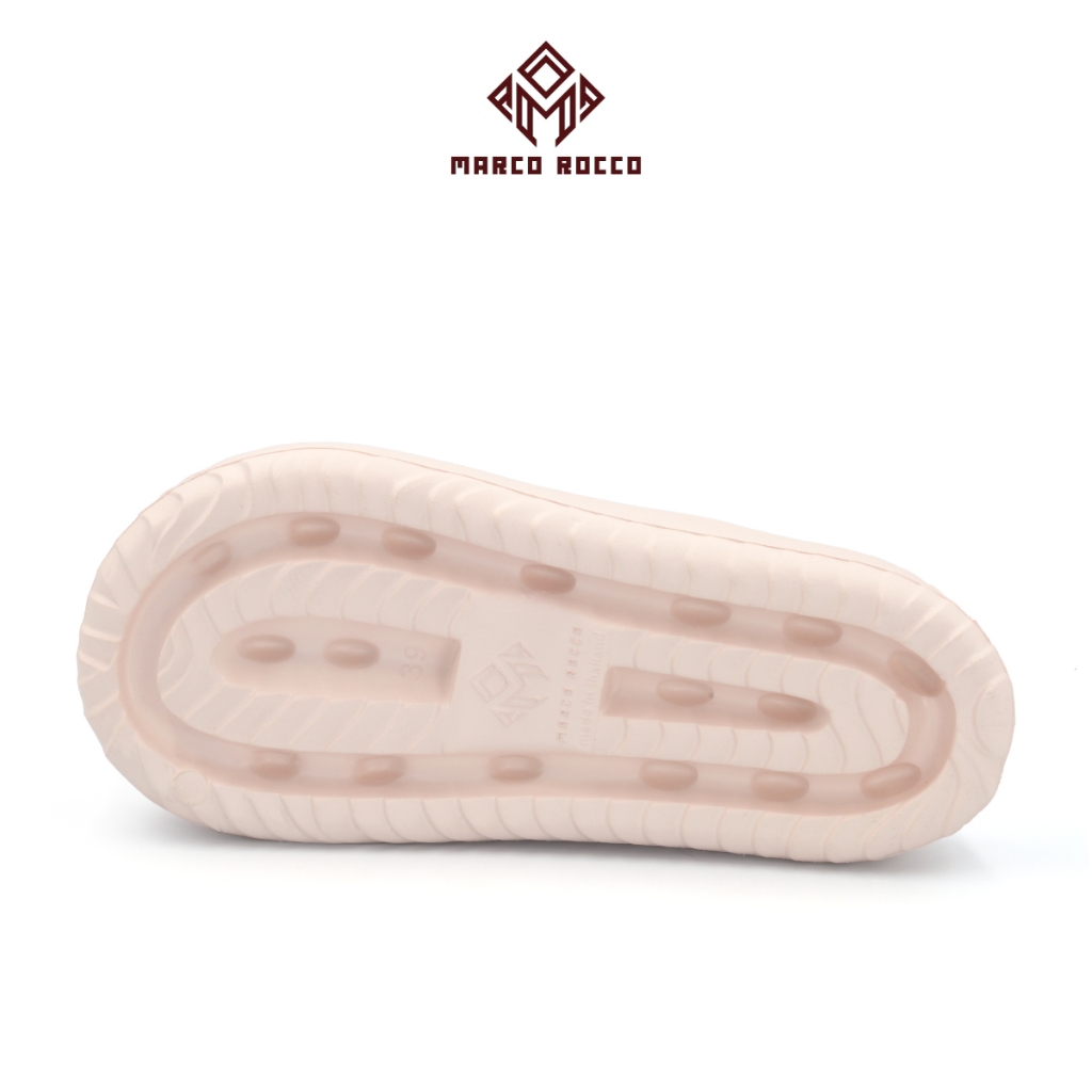 Marco Rocco รองเท้าแตะพื้นนุ่ม รุ่น MR8012 รองเท้า EVA แฟชั่นลายไม้ Unisex กันน้ำกันลื่น