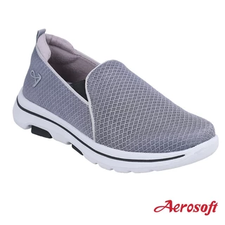 Aerosoft (แอโร่ซอฟ) รองเท้าผ้าใบผู้หญิง ผู้ชาย เพื่อสุขภาพ ผ้าใบสีดำ รุ่น EURO C2 (SN9221)