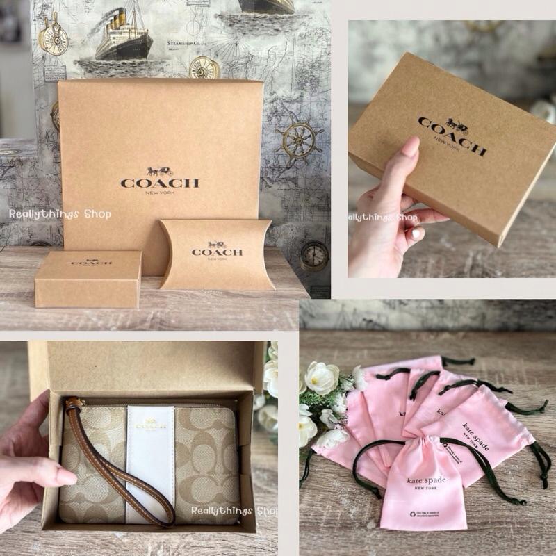 [ลดเพิ่ม:โค้ดคุ้ม+โค้ดร้านค้า]{แท้💯%📮พร้อมส่ง+ส่งฟรี} กล่องกระดาษ กล่องของขวัญใส่กระเป๋า ถุงผ้า