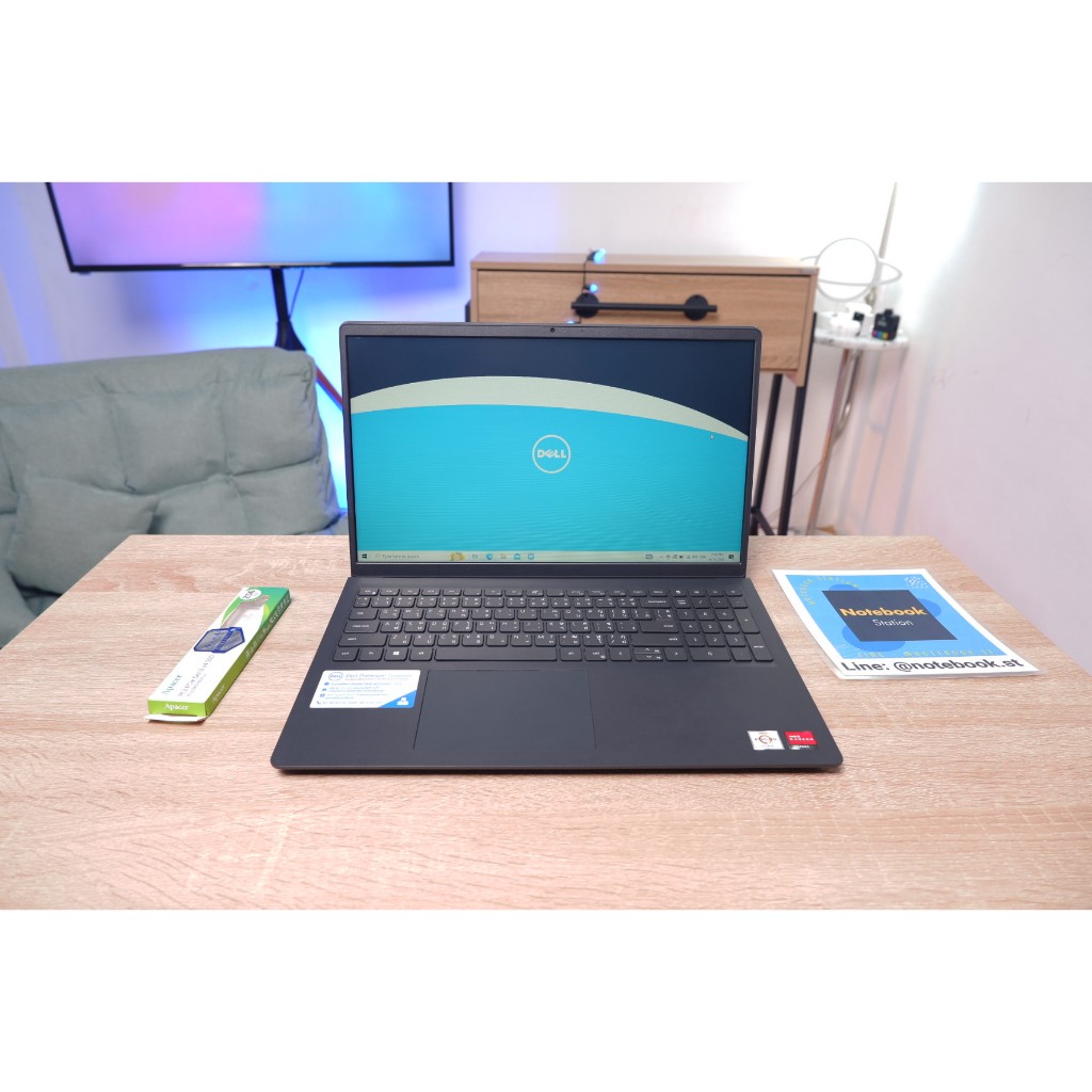 Dell Inspiron 3515 Ram4 SSD256 HHD1TB จอ15.6 HD สเปคทำงาน ใช้งานทั่วไป ประมวลผลไว มีประกันศูนย์ เพีย