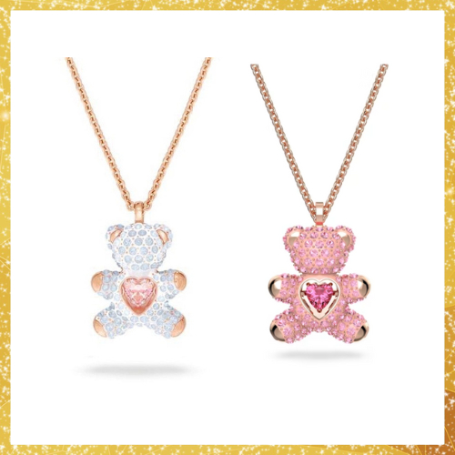สร้อยคอจี้หมี Teddy Bear Pendant  สร้อยคอพร้อมจี้ผู้หญิง ของขวัญสำหรับคนพิเศษ พร้อมส่ง