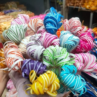 เส้นหวายเทียม ขนาด4.8มิล (มัดเล็ก 100 กรัม) 101 เฉดสี