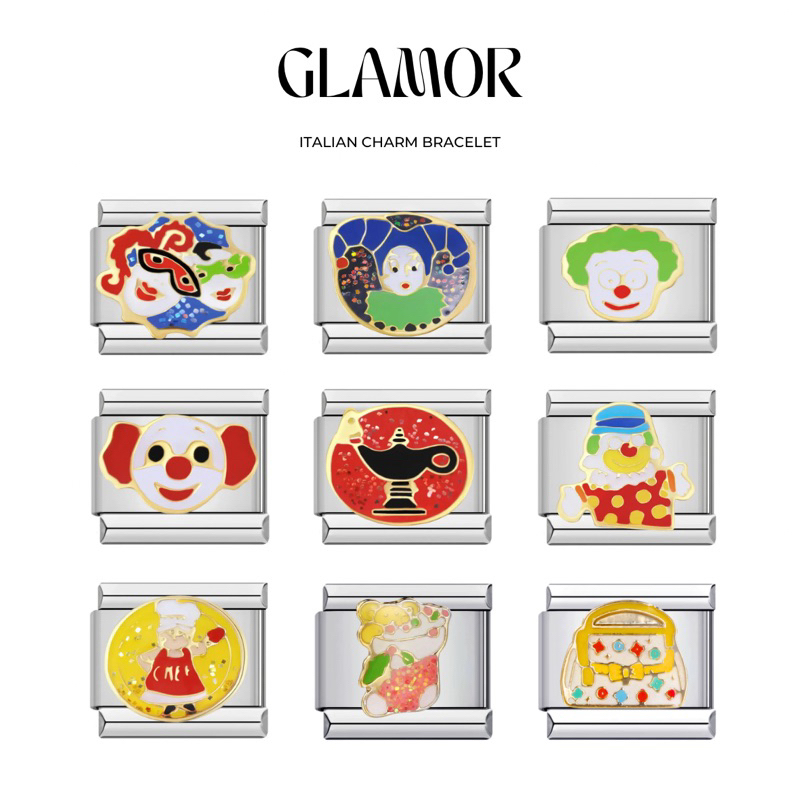 ชาร์ม กำไล Italian Charm Bracelet