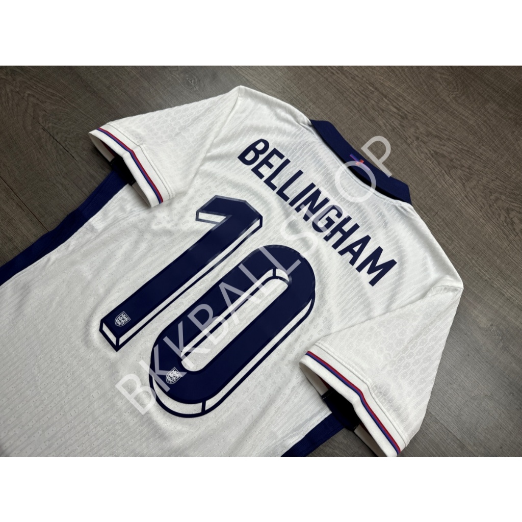 [Player] - เสื้อฟุตบอล ทีมชาติ England Home อังกฤษ เหย้า Euro ยูโร 2024 4 RICE 9 KANE 10 BELLINGHAM