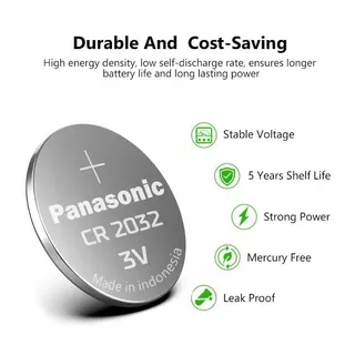 ถ่านกระดุม Panasonic ของแท้ 100% เบอร์ cr2032 / cr2025 / cr2016
