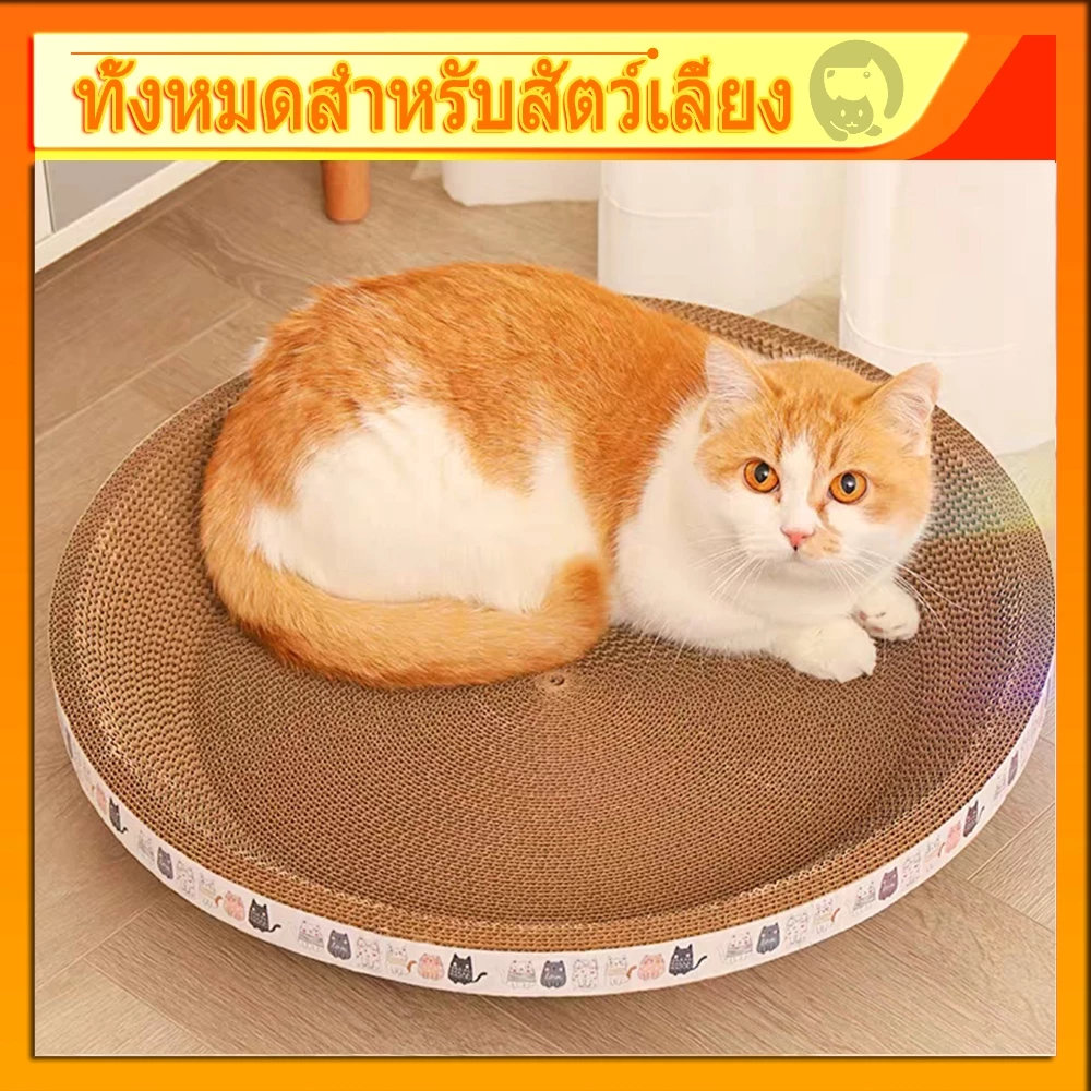ที่ลับเล็บแมว รูปอ่าง ที่ฝนเล็บแมว ของเล่นแมว เป็นที่นอนแมวไปในตัว ที่นอนแมว แผ่นลับเล็บ ที่ฝนเล็บสัตว์เลี้ยง COD