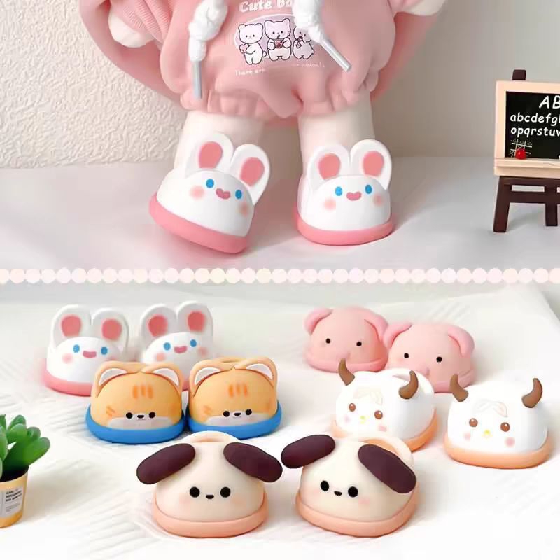 รองเท้ายางนิิ่ม เหมาะสำหรับตุ๊กตา 20cm. พร้อมส่งในไทย Bao-ao, upsetduck ใส่ได้