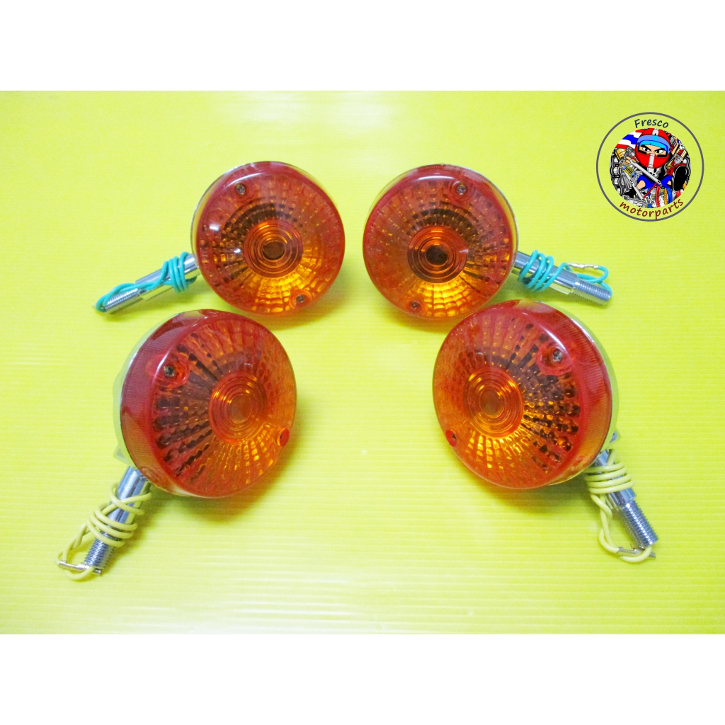 ชุดไฟเลี้ยวหน้า-หลัง SUZUKI RV50 RV90 RV75 RV125 Turn Signal Front & Rear Set