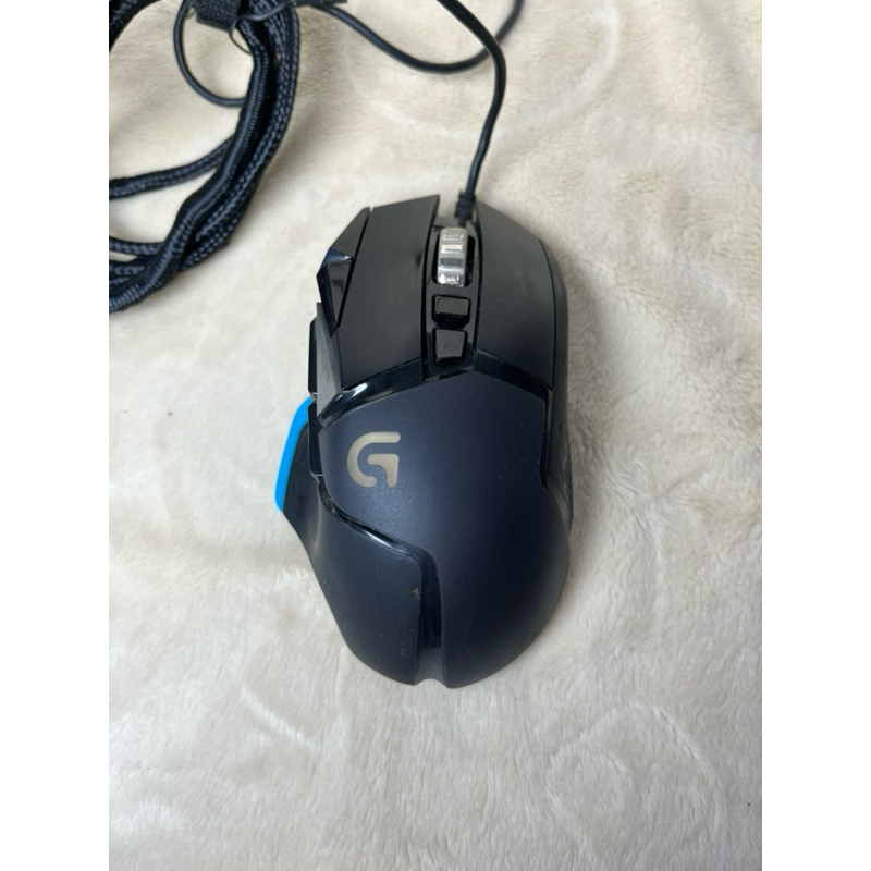 Logitech g502 blue rgb gaming mouse มือสอง