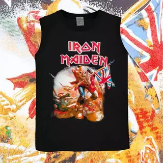 เสื้อแขนกุดเสื้อกล้ามลายวินเทจลายACDC เสื้อผู้ใหญ่มือ1